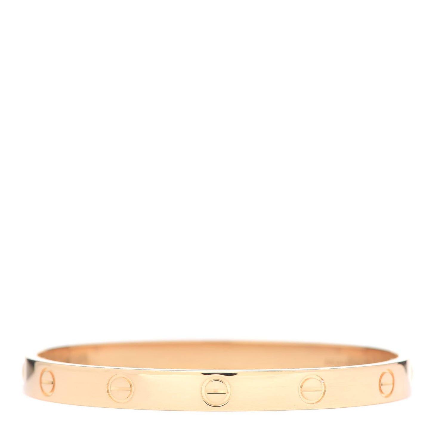 18K Yellow Gold LOVE Bracelet 17