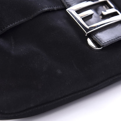 Fendi Satin Baguette Black 10 of 15