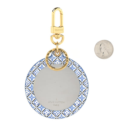 Louis Vuitton Monogram Illustre Resort Bag Charm Key Holder Blue 2 of 3