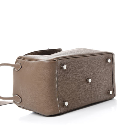 Hermes Taurillon Clemence Lindy 26 Etoupe 4 of 11