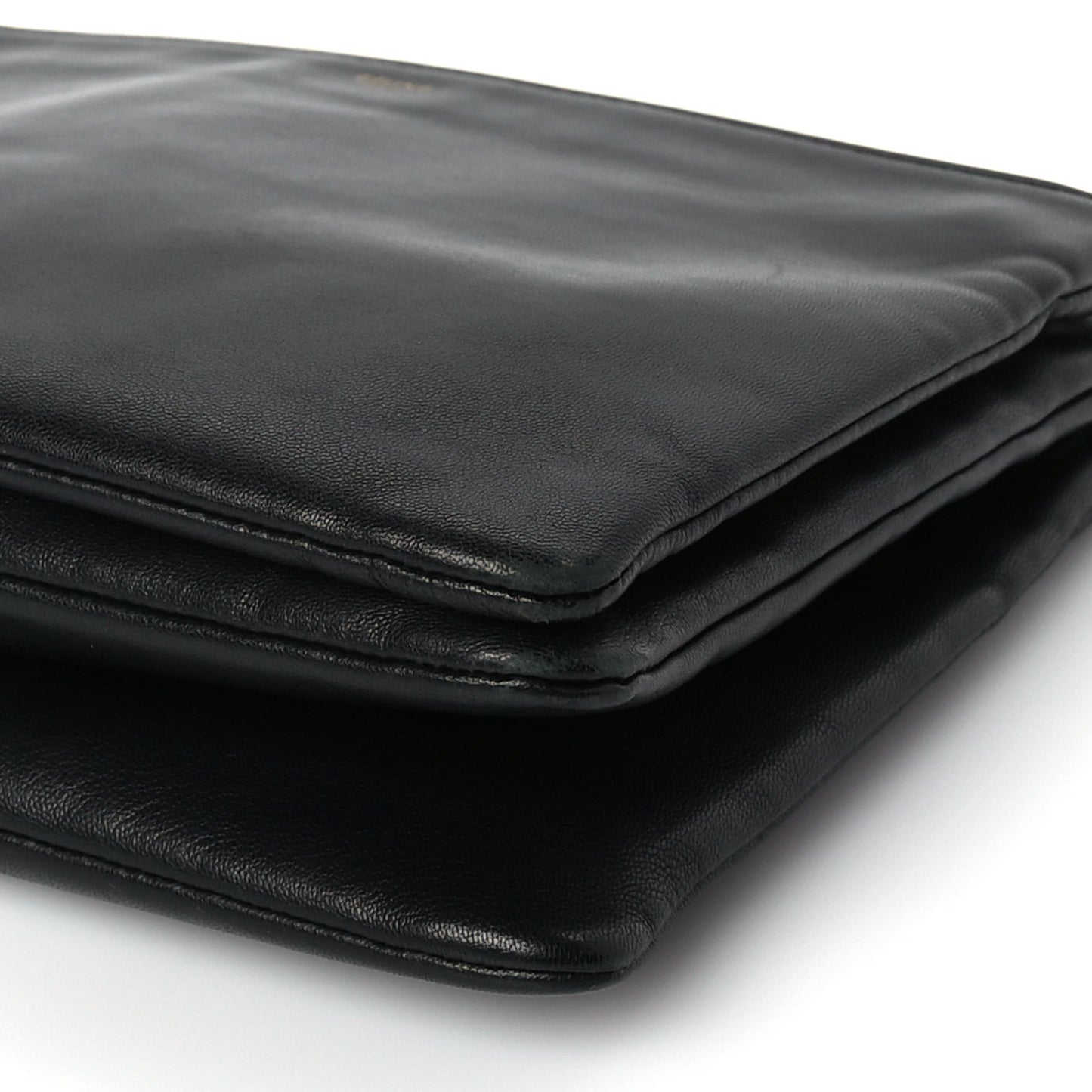 Lambskin Small Trio Crossbody Bag Black
