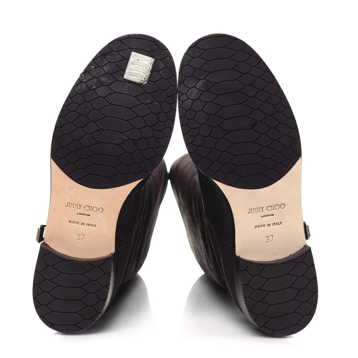 Jimmy Choo Suede Doreen Tall Boots 37 Brown 6 of 8