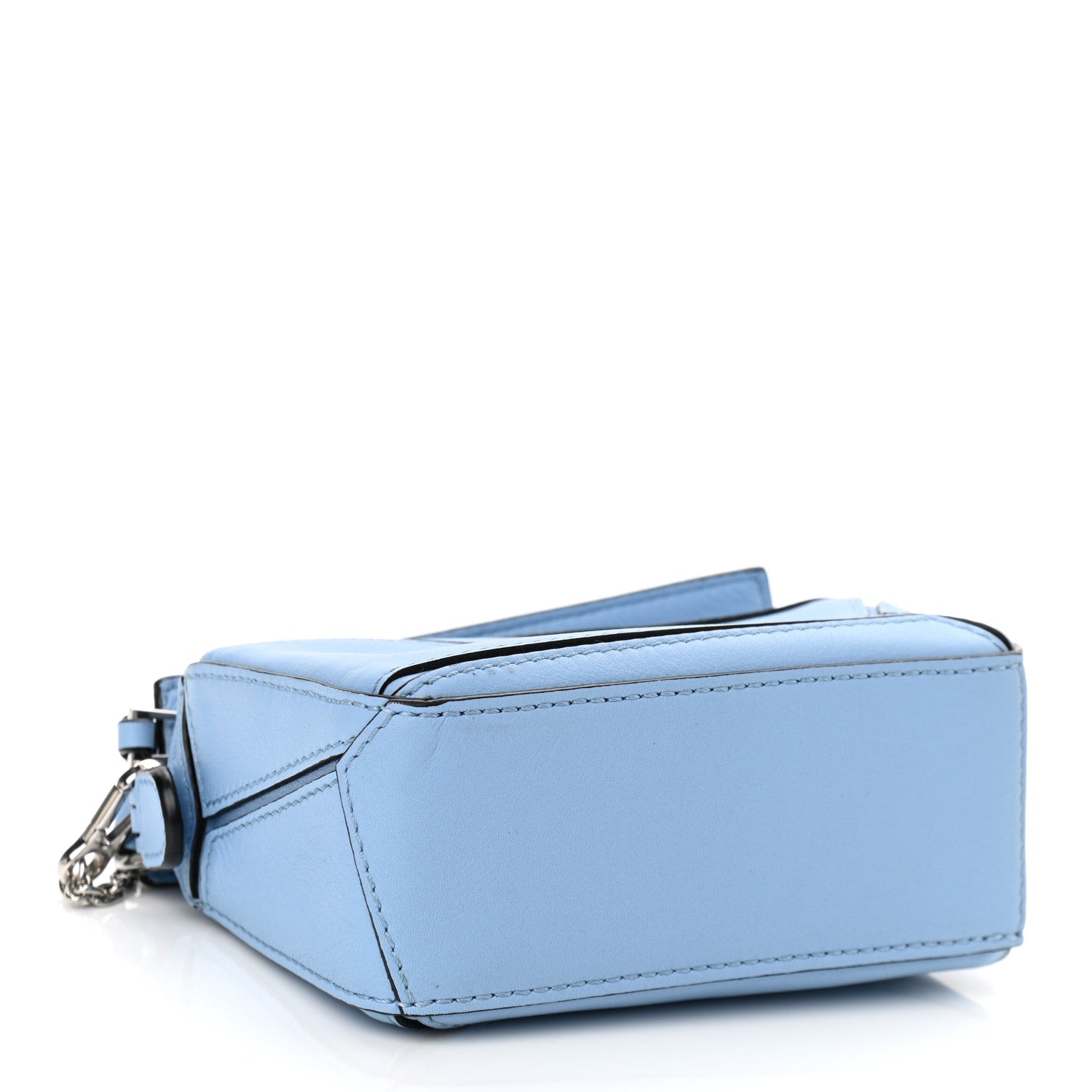 Loewe Calfskin Nano Puzzle Bag Blue 4 of 9