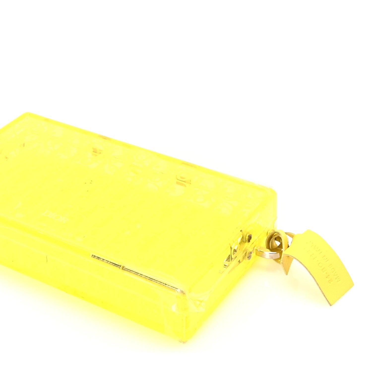 Christian Dior X RIMOWA Plexiglass Pouch Translucent Yellow 8 of 8