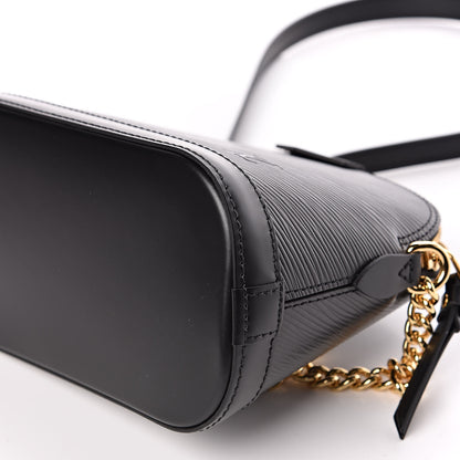 Louis Vuitton Epi Alma Mini Black 8 of 9