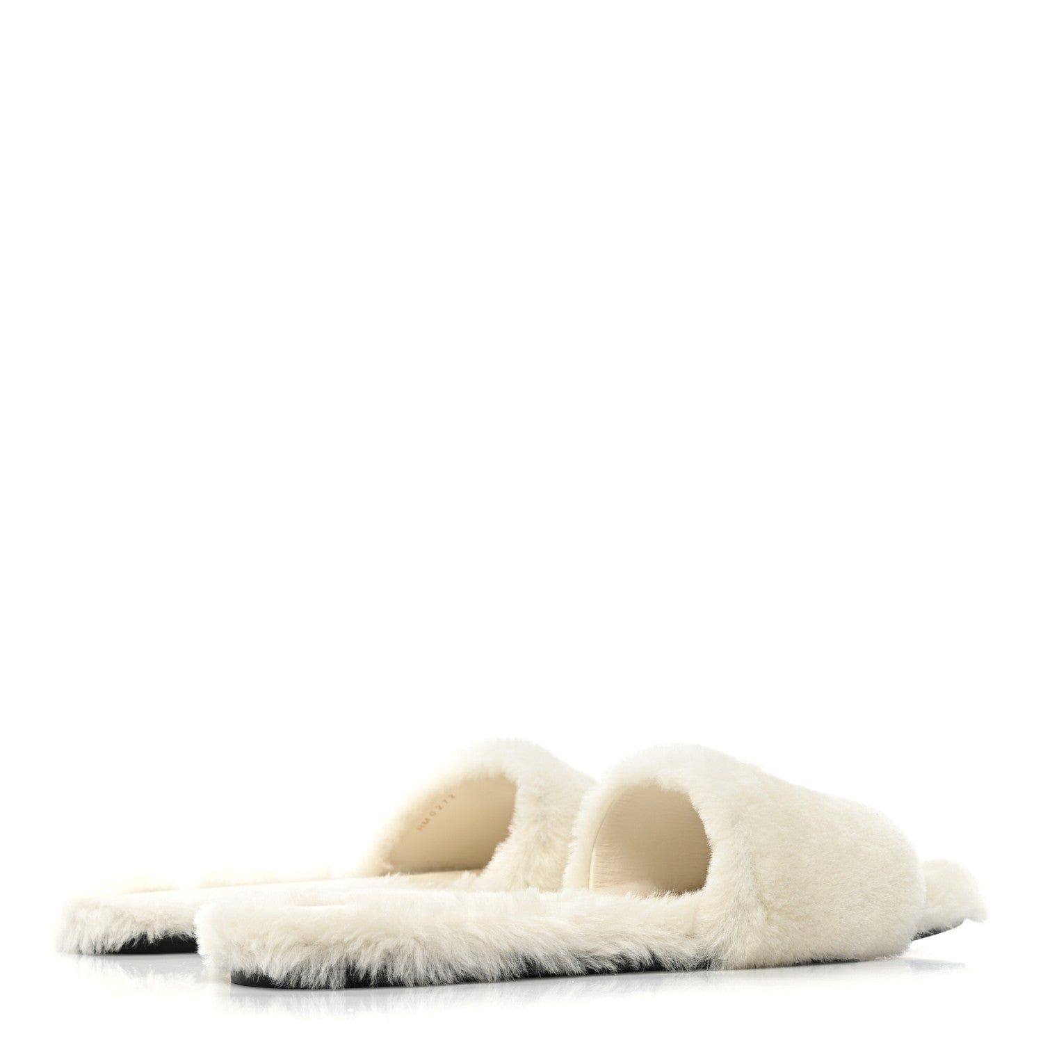 Givenchy Shearling 4G Logo Mule Slide Sandals 41 Ivory 4 of 9
