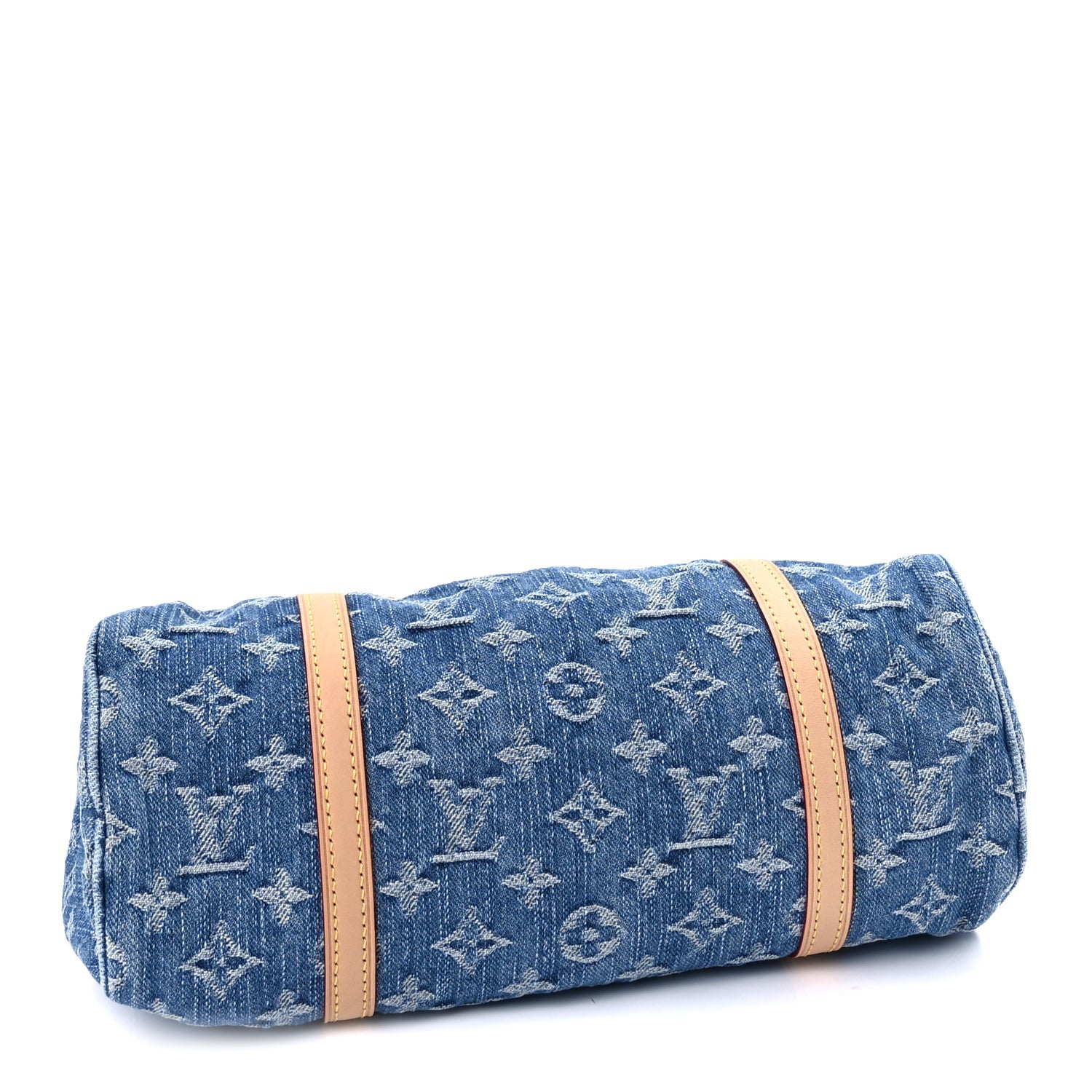 Louis Vuitton Monogram Denim Papillon Denim Blue 4 of 7