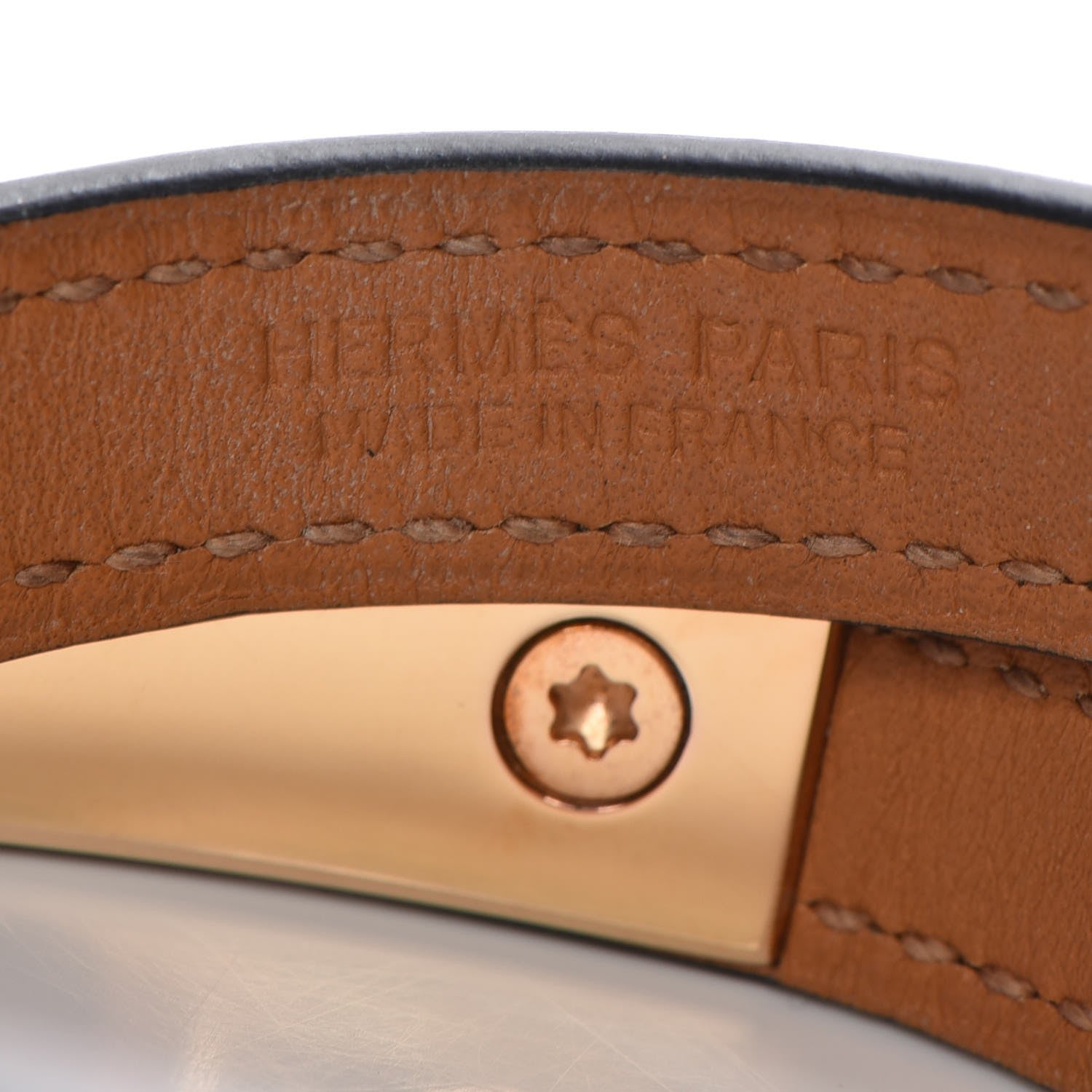 Hermes Epsom Rivale Double Tour Bracelet S Black 4 of 15