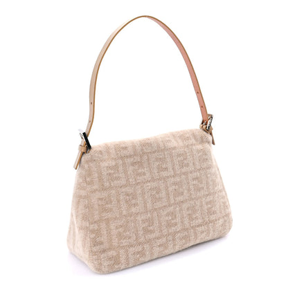 Fendi Wool Zucca Mama Baguette Beige 2 of 8
