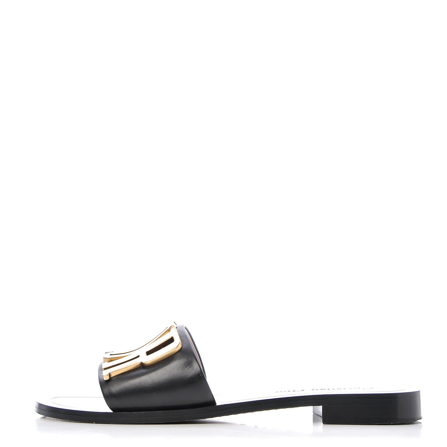 Christian Dior Calfskin Dio(r)evolution 10mm Slide Sandals 38 Black 1 of 10