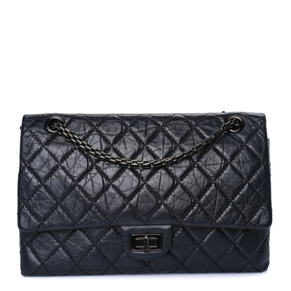 Chanel Aged Calfskin Quilted 2.55 Reissue 226 Flap So Black 1 of 9