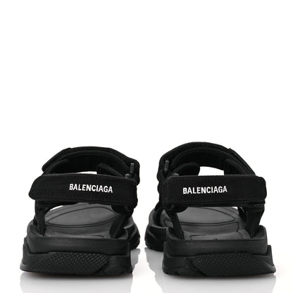 Balenciaga Recycled Casual Nylon Womens Tourist Sandals 39 Black 5 of 10