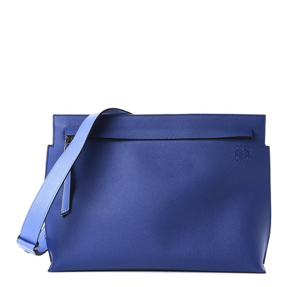Loewe Calfskin T Pouch Bag Blue 1 of 9