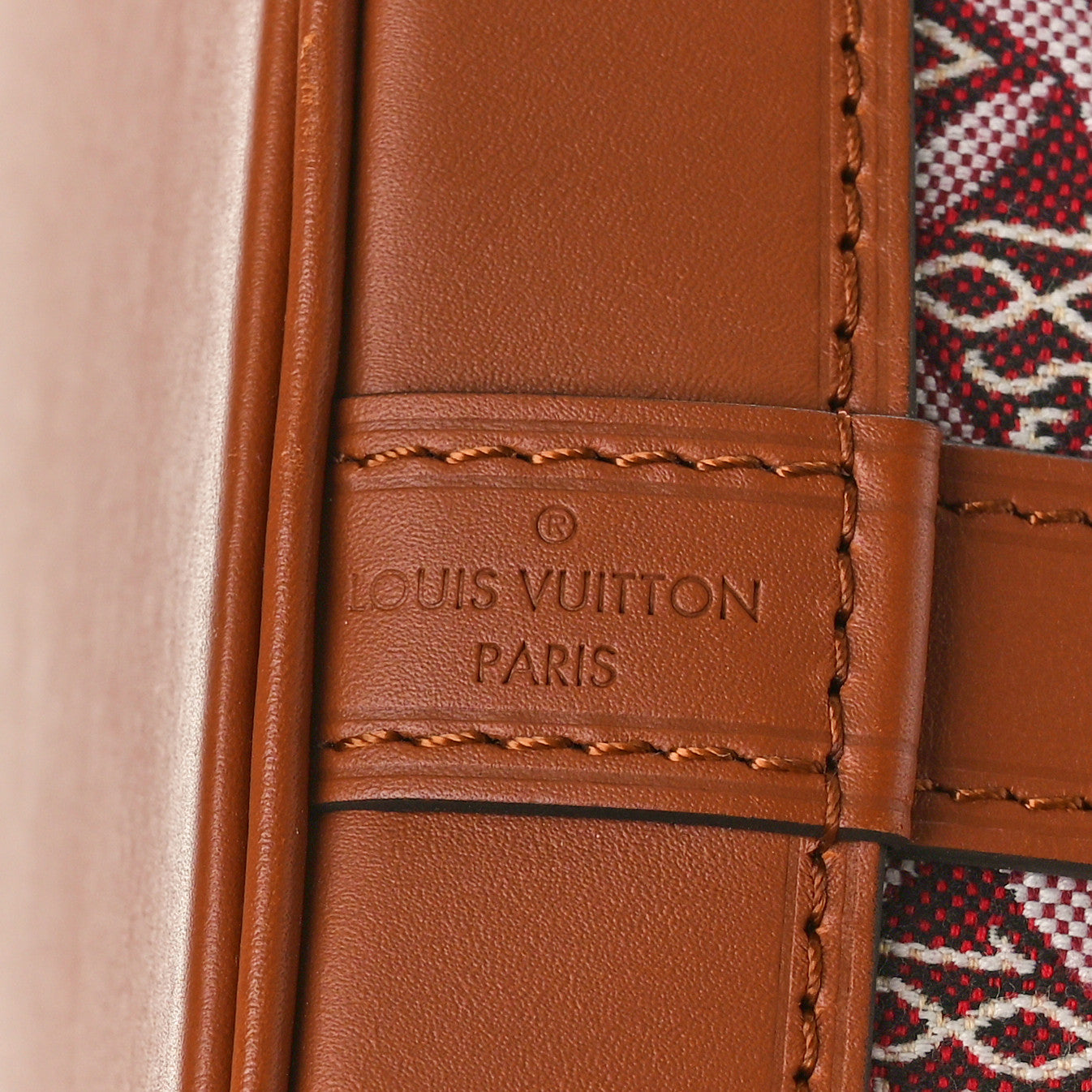 Louis Vuitton Jacquard Since 1854 Petit Noe Bordeaux 6 of 10