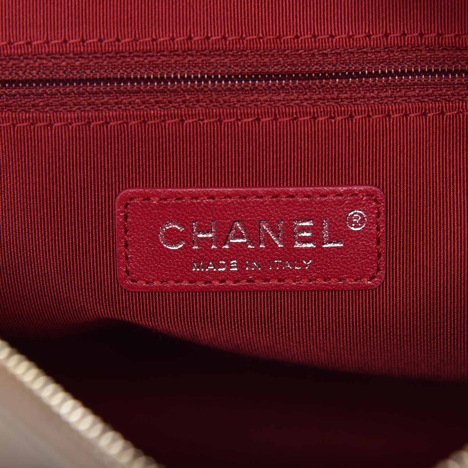 Chanel Aged Calfskin Quilted Medium Gabrielle Hobo Beige Black 6 of 8