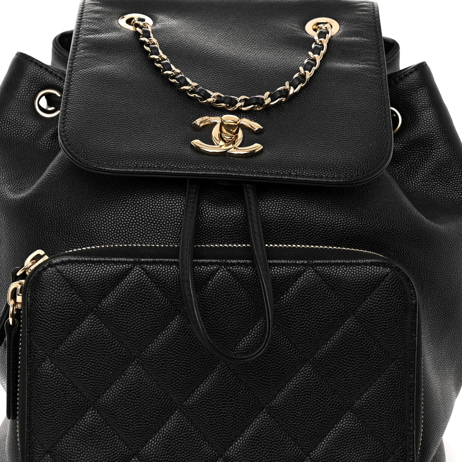 Chanel Caviar Quilted Business Affinity Backpack Black 8 of 10