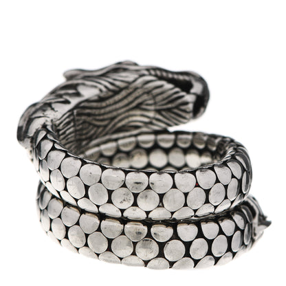 John Hardy Sterling Silver Legends Naga Dragon Coil Ring 56 7.5 4 of 6