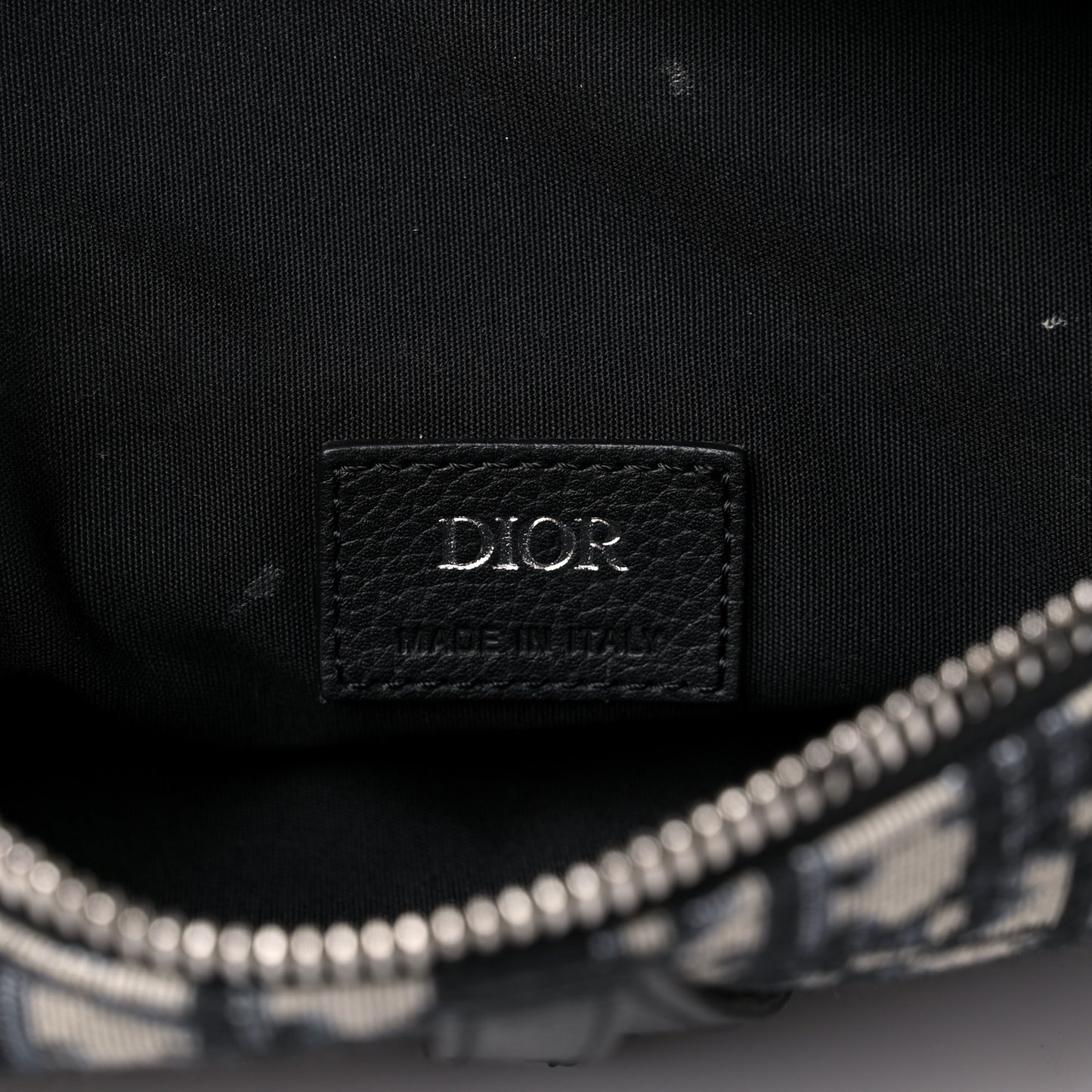 Oblique Mens Saddle Bag Blue