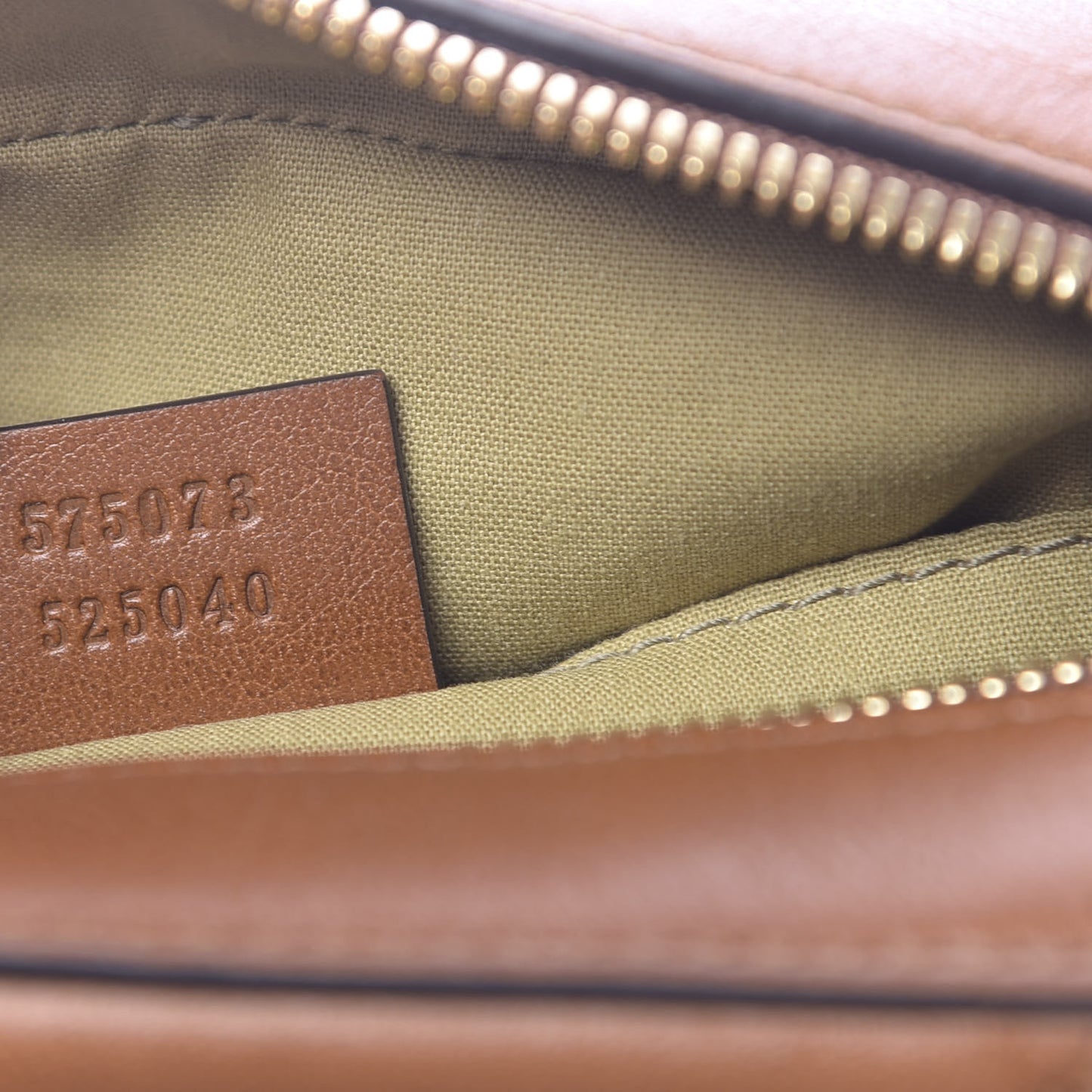 Vintage Canvas Web Shoulder Bag Sand Cuir