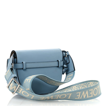 Loewe Calfskin Jacquard Mini Gate Dual Bag Dusty Blue 3 of 7