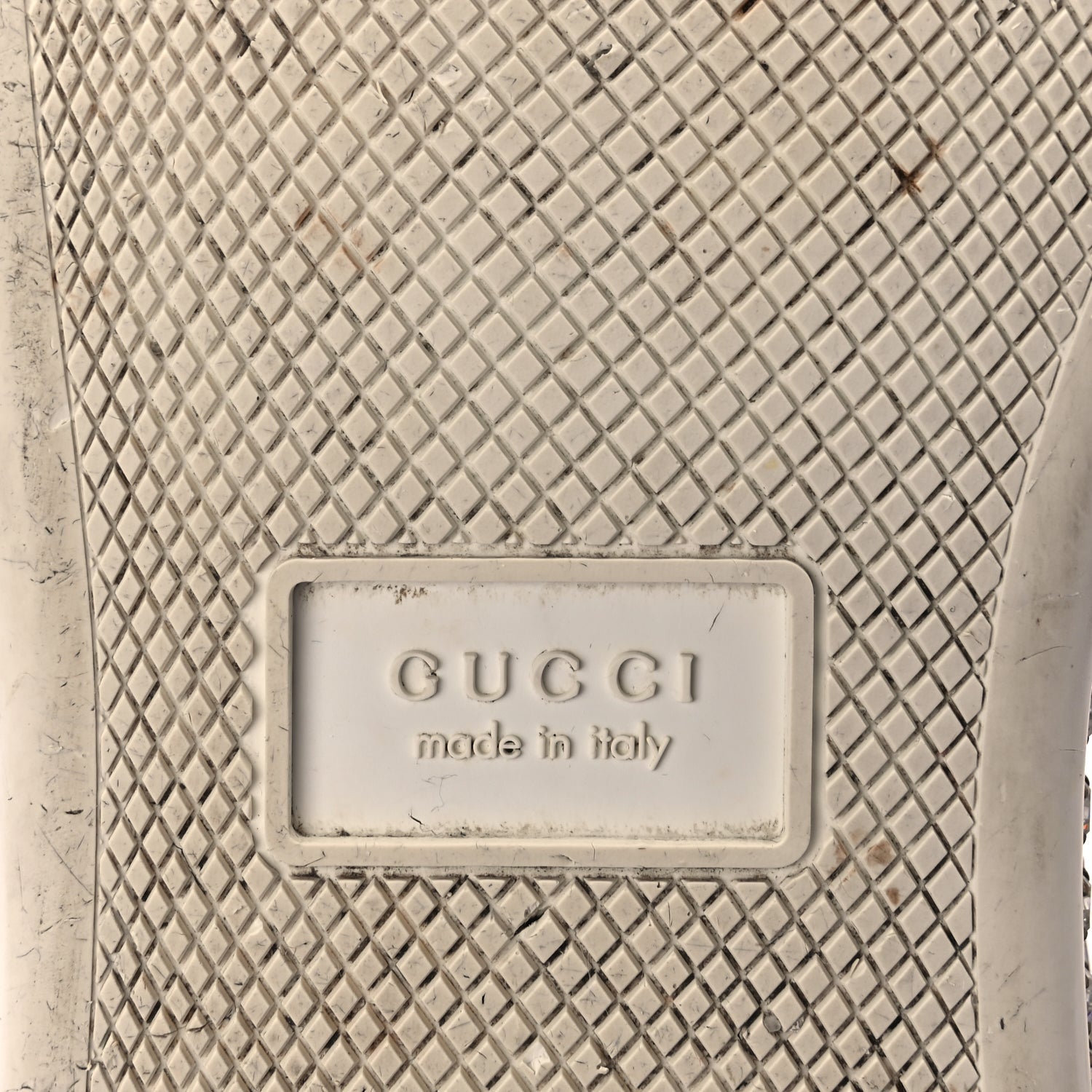 Gucci Calfskin Crystal Web Bee Embroidered Womens Ace Platform Sneakers 36 White 7 of 8
