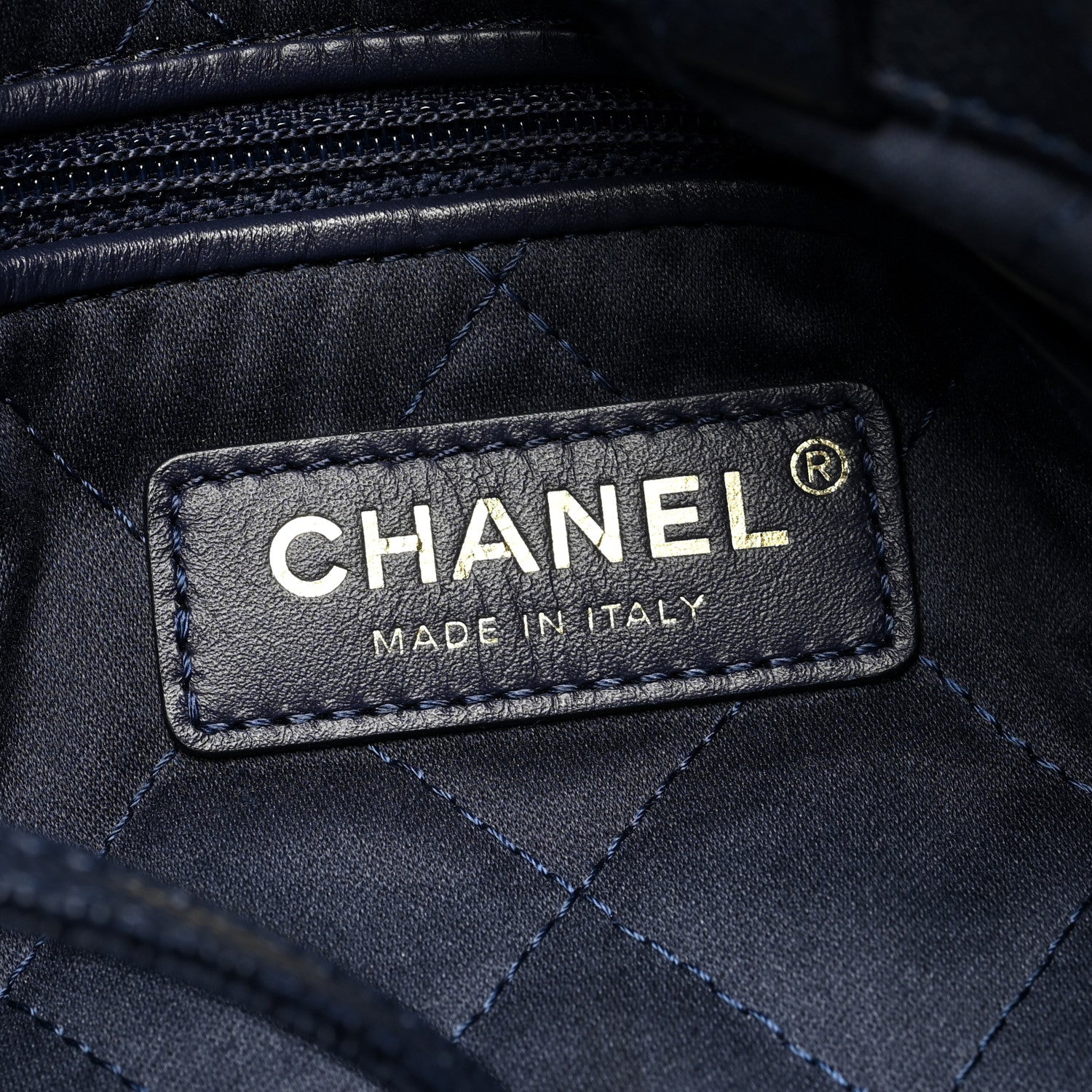 Chanel Shiny Caviar Quilted Chanel 22 Backpack Dark Blue 6 of 10