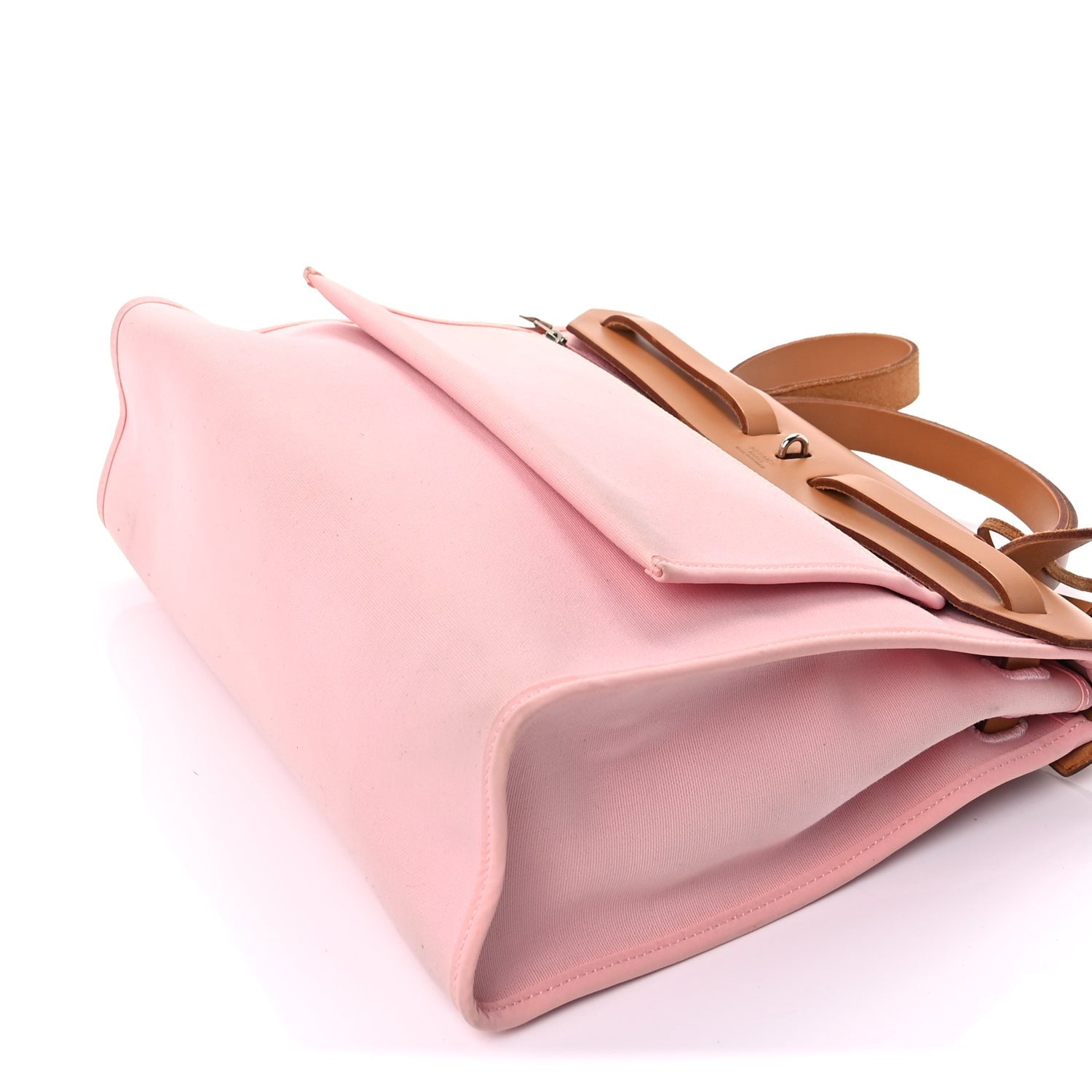 Hermes Vache Hunter Toile Herbag Zip 31 PM Rose Sakura 10 of 10