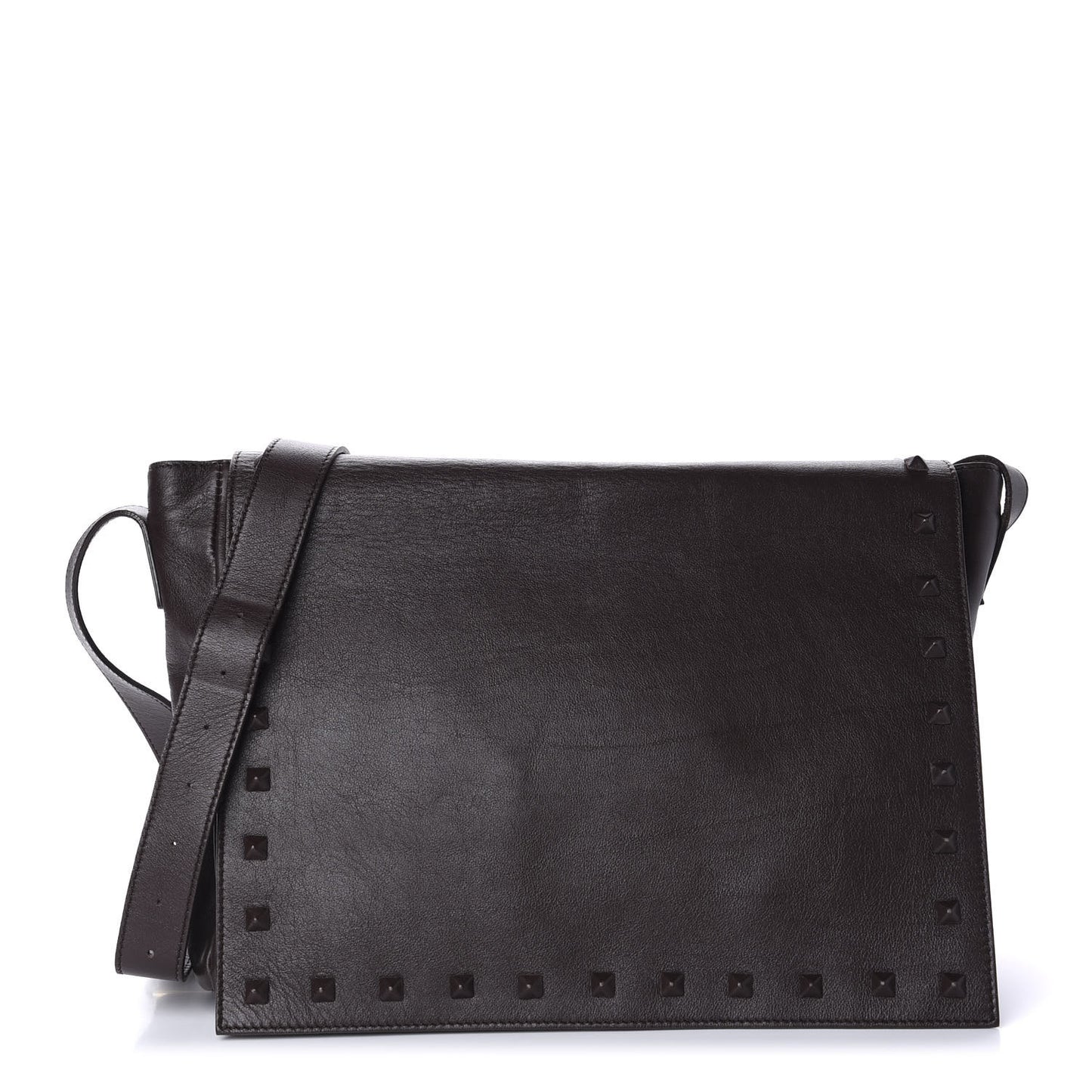 Vitello Rockstud Messenger Brown