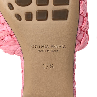 Bottega Veneta Raffia Twisted Intrecciato Stretch Flat Sandals Blossom 7 of 9