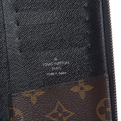 Louis Vuitton Monogram Macassar Vertical Zippy Wallet 6 of 6