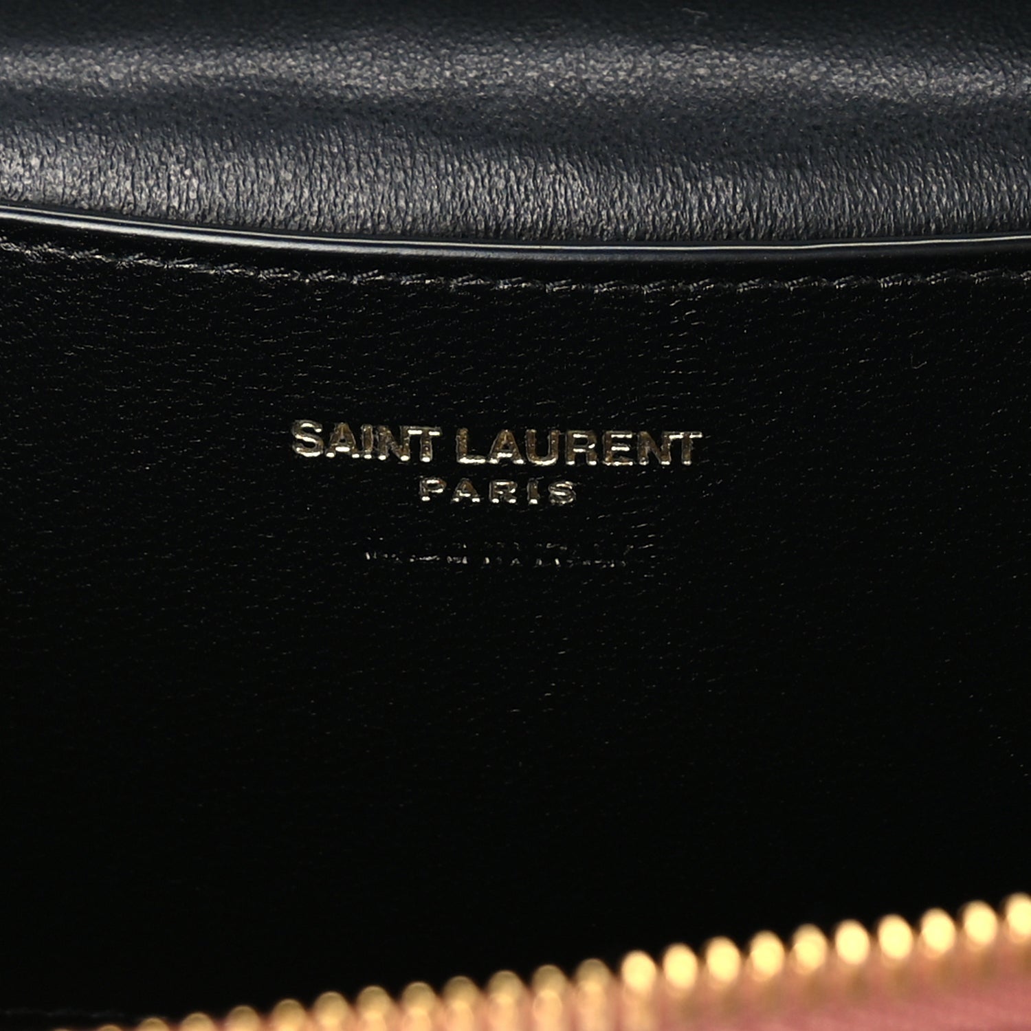 Saint Laurent Lambskin Quilted Mini Gaby Vanity Case Barely Pink 5 of 8
