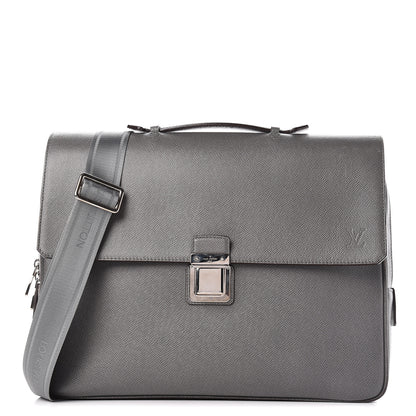 Louis Vuitton Taiga Vassili Briefcase PM Glacier 1 of 16