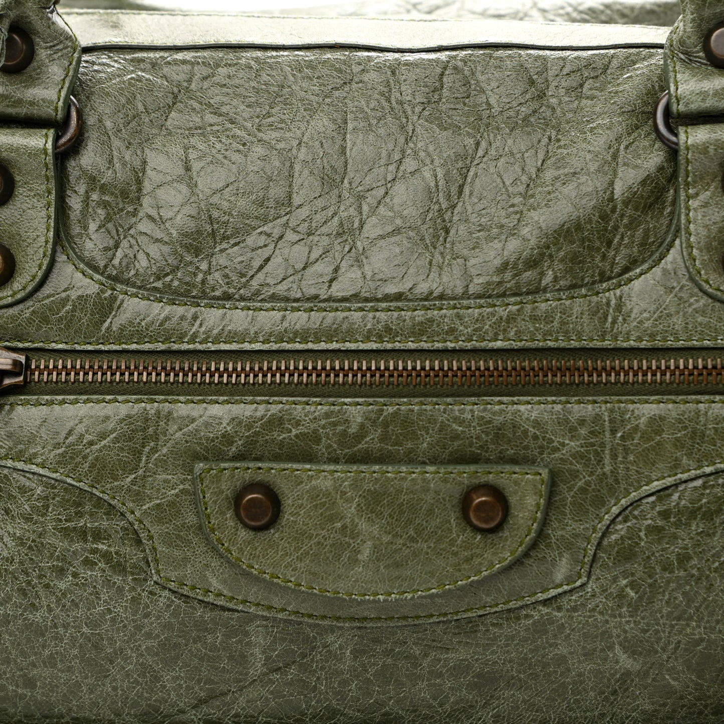 Agneau Classic Hardware Twiggy Vert Thyme