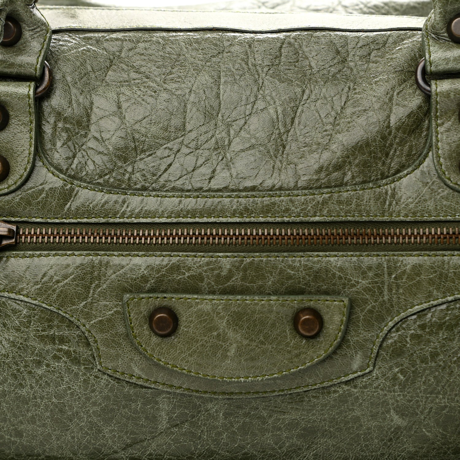 Balenciaga Agneau Classic Hardware Twiggy Vert Thyme 8 of 12