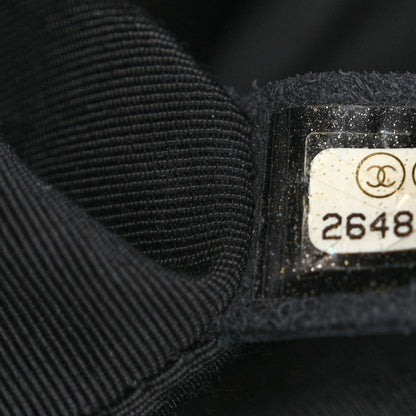 Chanel Wool Lambskin Embroidered Mosaic Medium Boy Flap Black 7 of 10