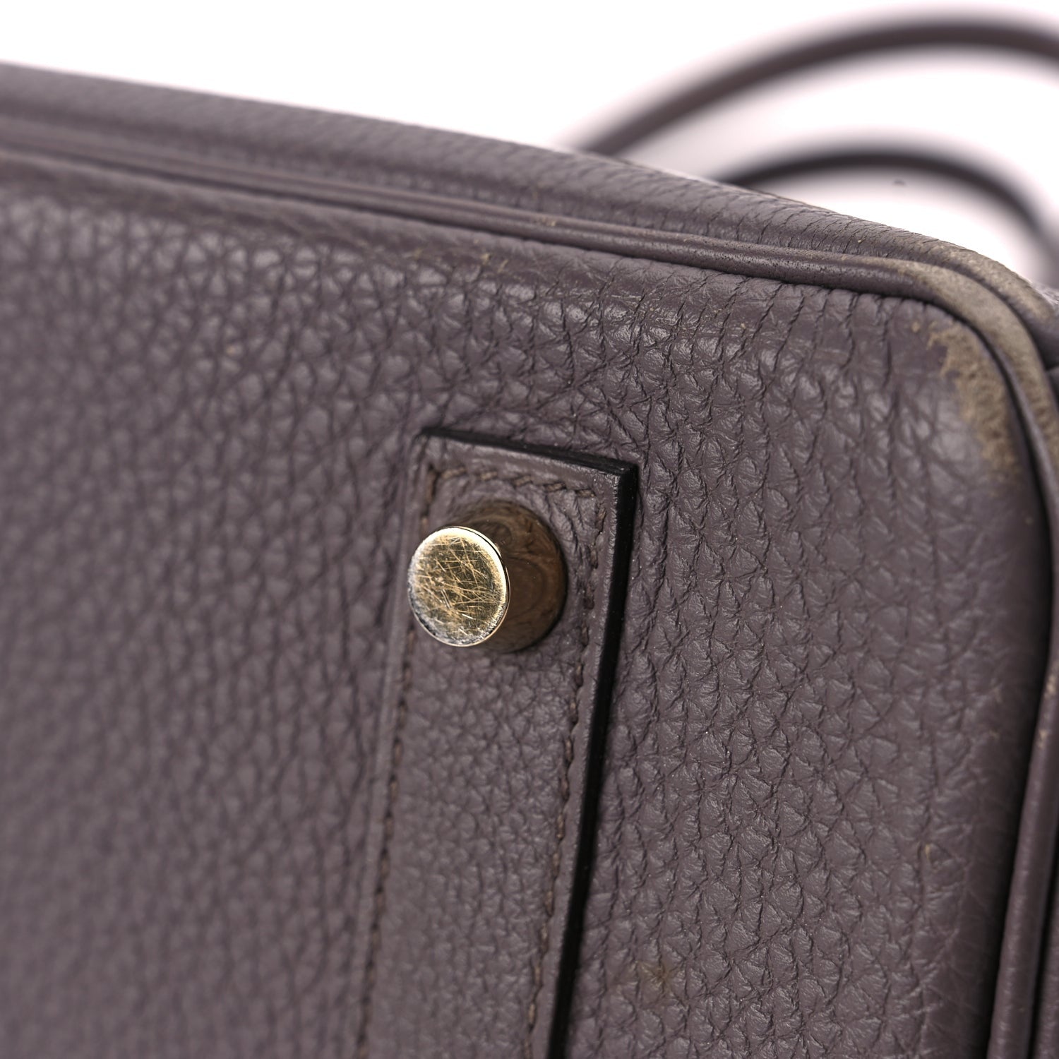 Hermes Togo Birkin 35 Etain 13 of 18