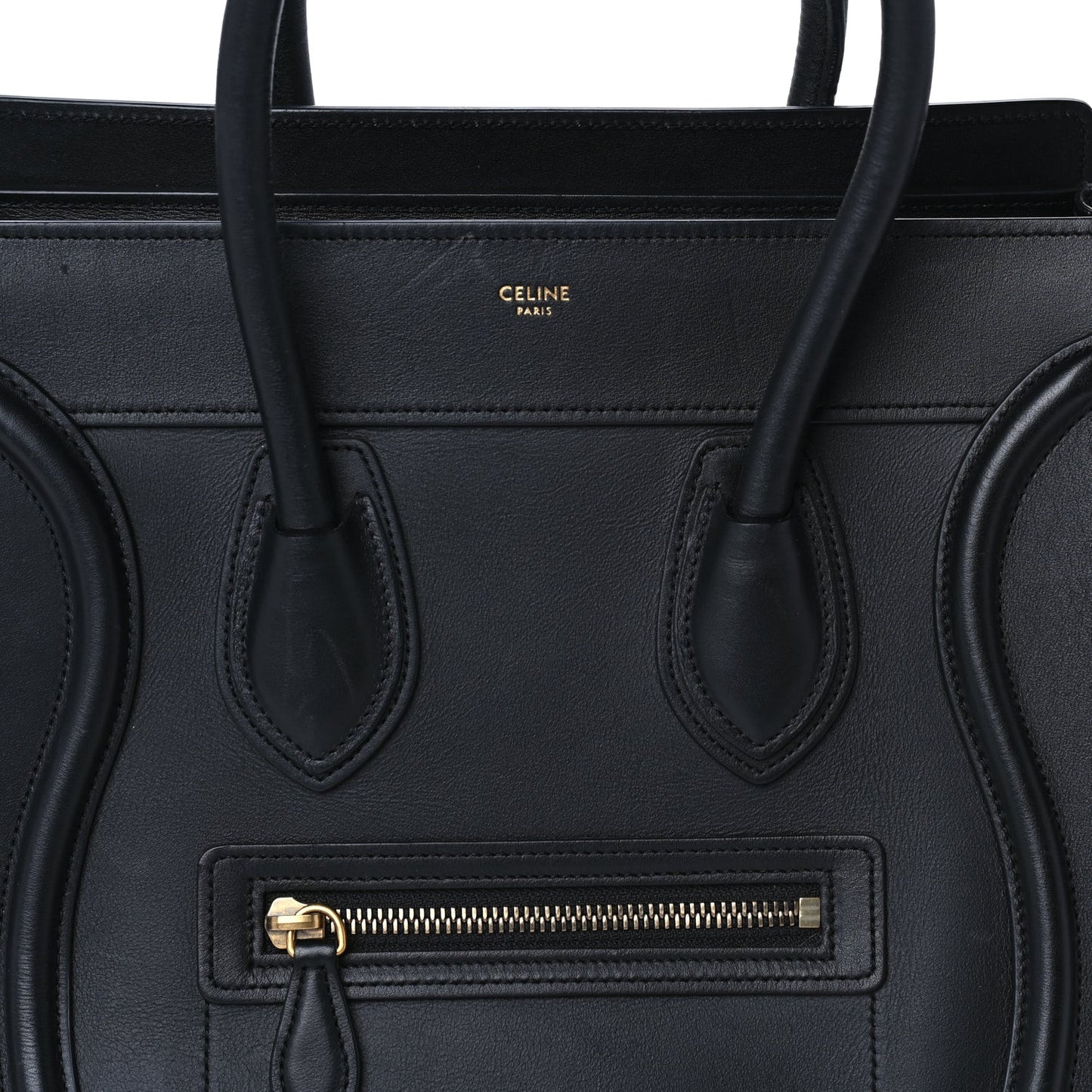 Smooth Calfskin Micro Luggage Black