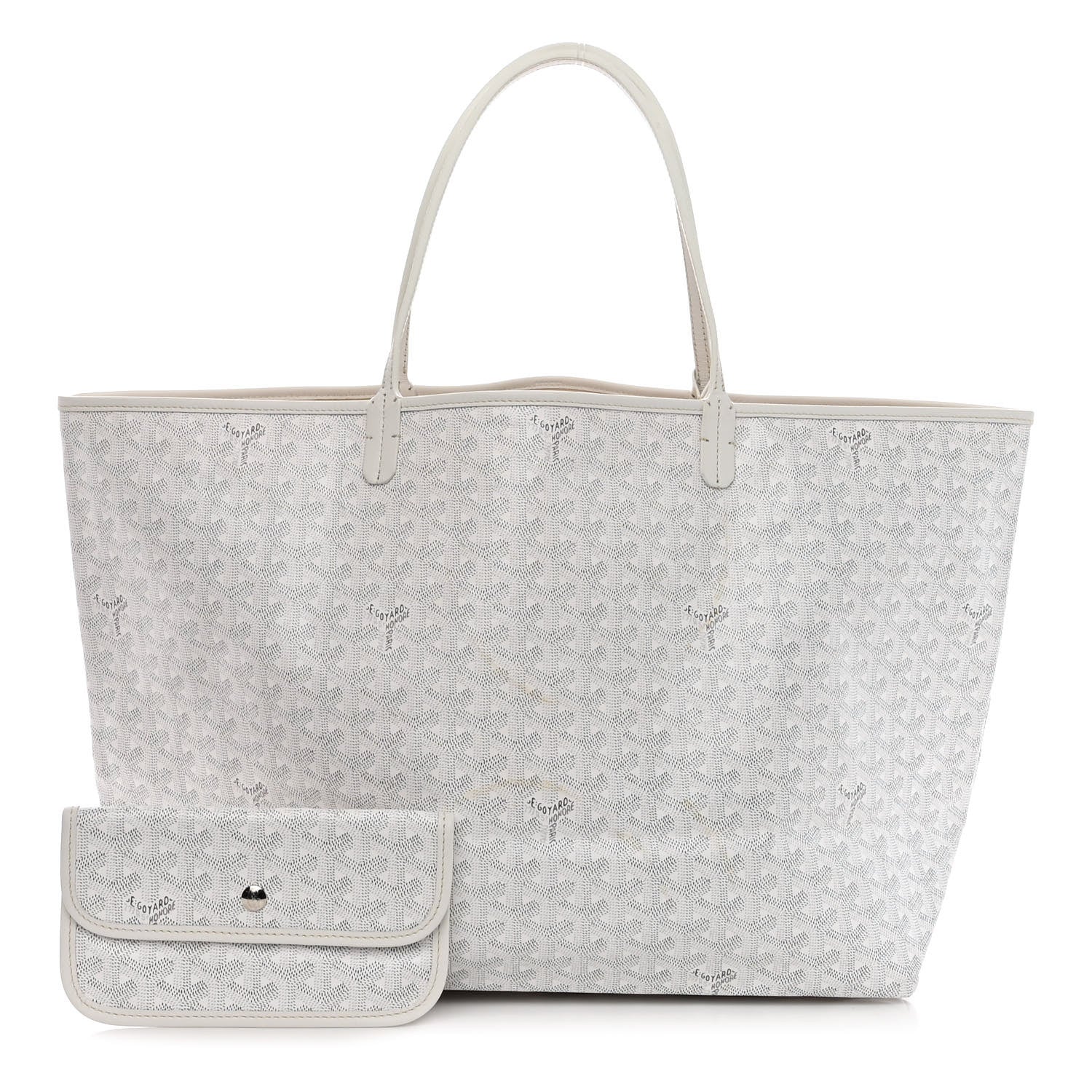 Goyard Goyardine Saint Louis GM White 1 of 9