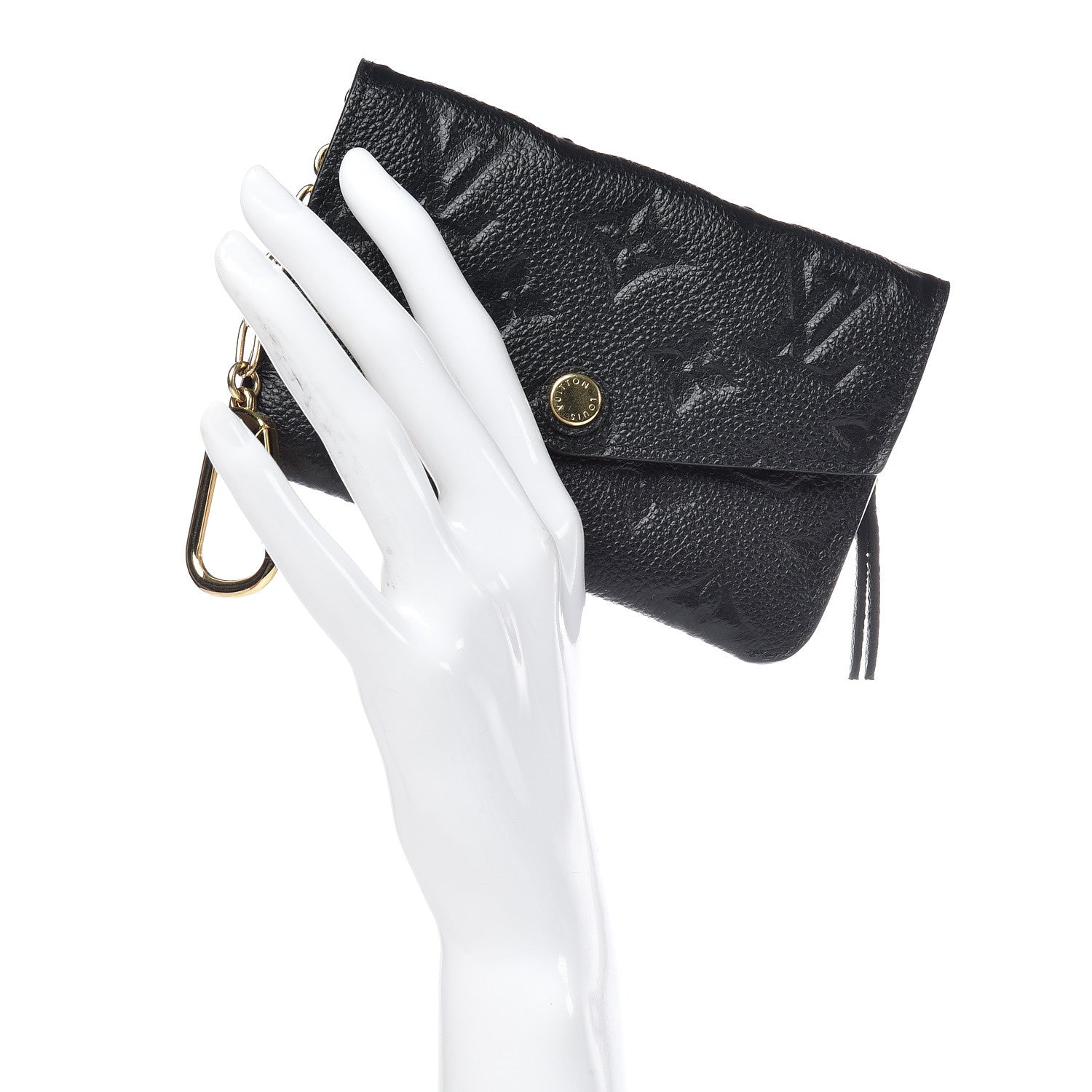 Louis Vuitton Empreinte Key Pouch Black 2 of 8