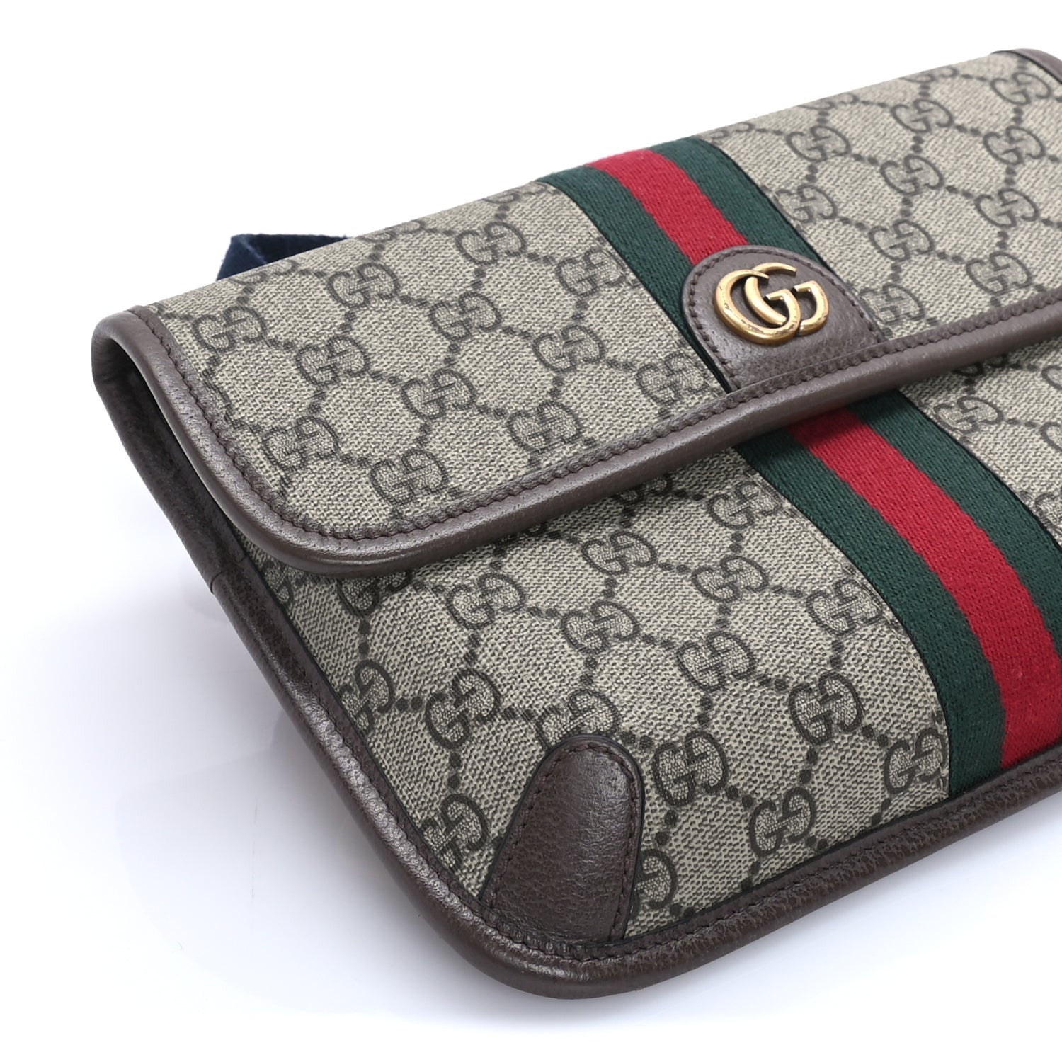 Gucci GG Supreme Monogram Web Small Ophidia Belt Bag  Brown 7 of 7
