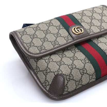 Gucci GG Supreme Monogram Web Small Ophidia Belt Bag  Brown 7 of 7