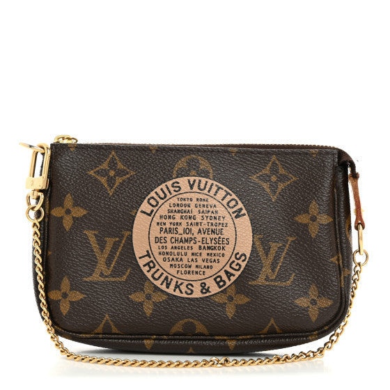 Louis Vuitton Monogram Complice Trunks and Bags Mini Pochette Accessories Beige 1 of 1