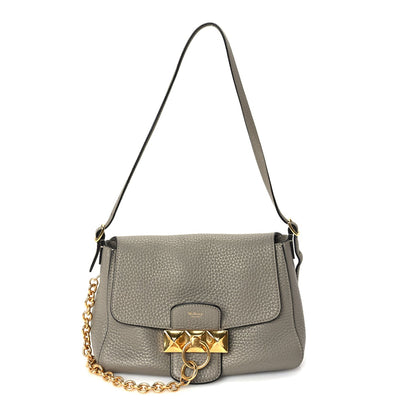 Mulberry Heavy Grain Calfskin Mini Keeley Solid Grey 1 of 8