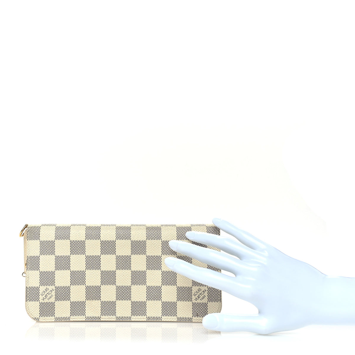 Louis Vuitton Damier Azur Clemence Wallet 2 of 6