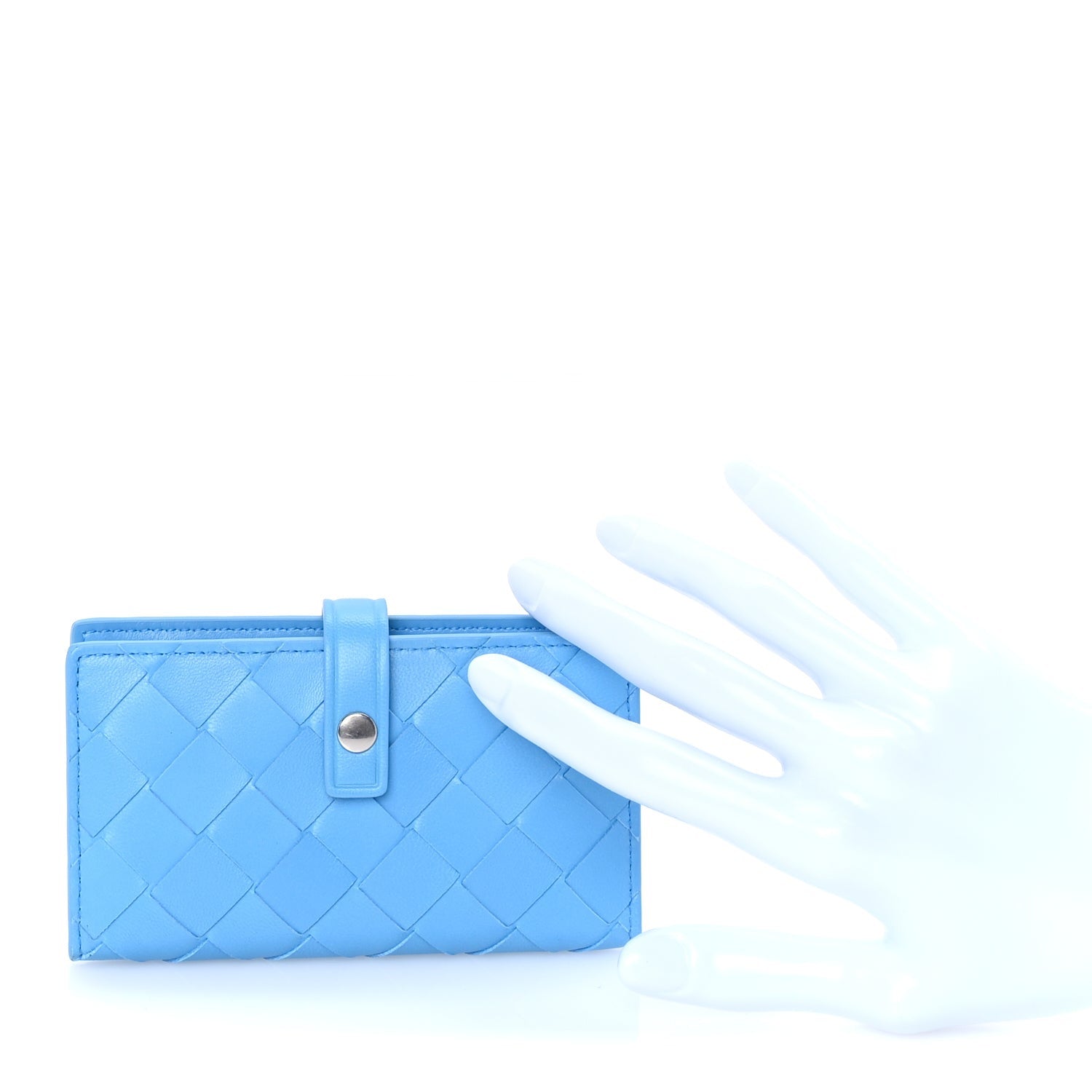 Bottega Veneta Nappa Intrecciato Key Holder Pool 2 of 6