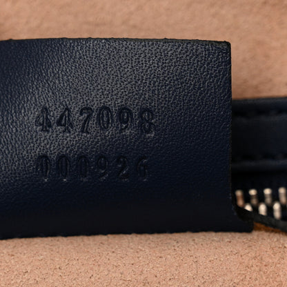 Gucci Calfskin Crystal Feather Embroidered Large Dionysus Hobo Dark Blue 7 of 14