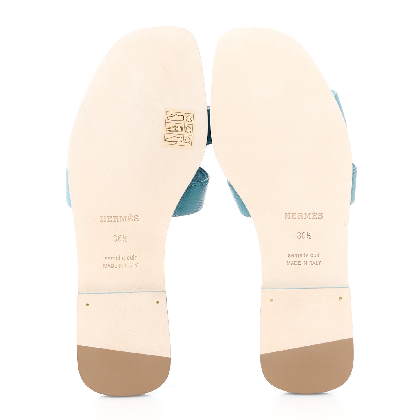Epsom Oran Sandals 36.5 Bleu Littoral