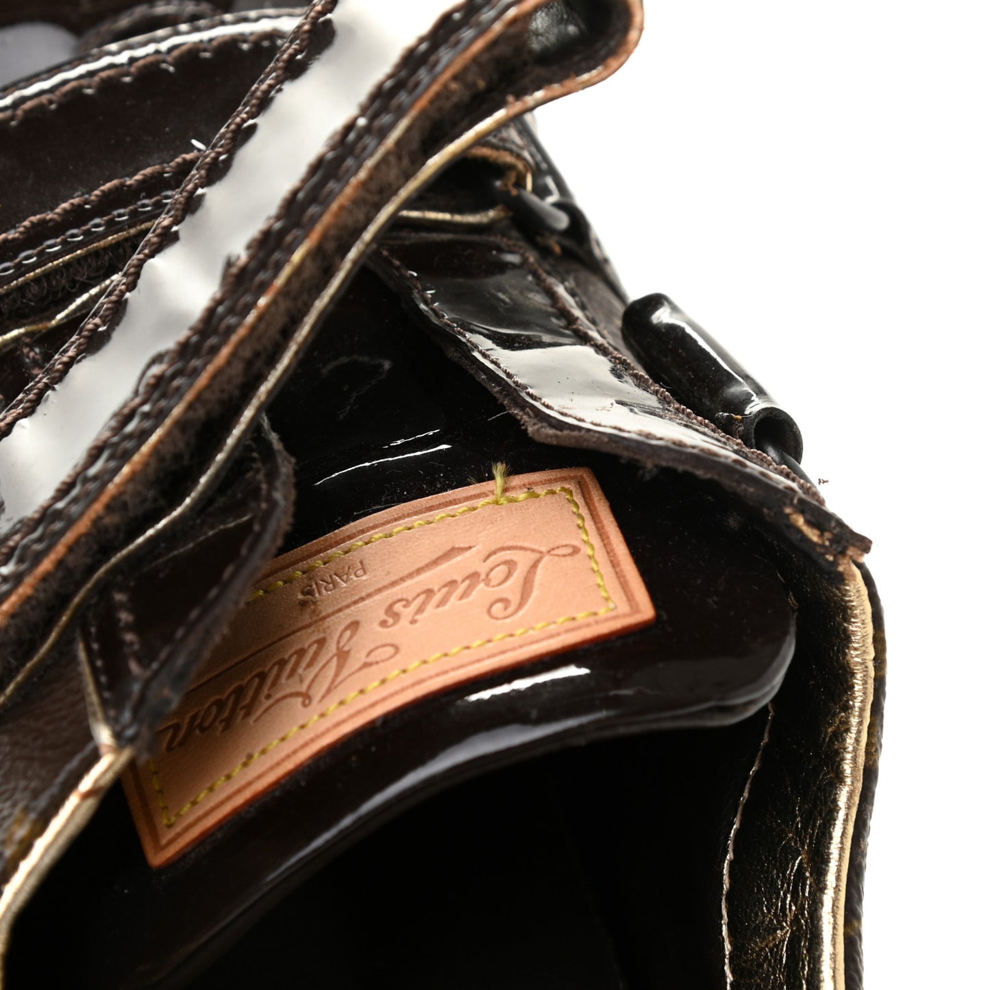Monogram Suede Patent Speeding Velcro Sneakers 39