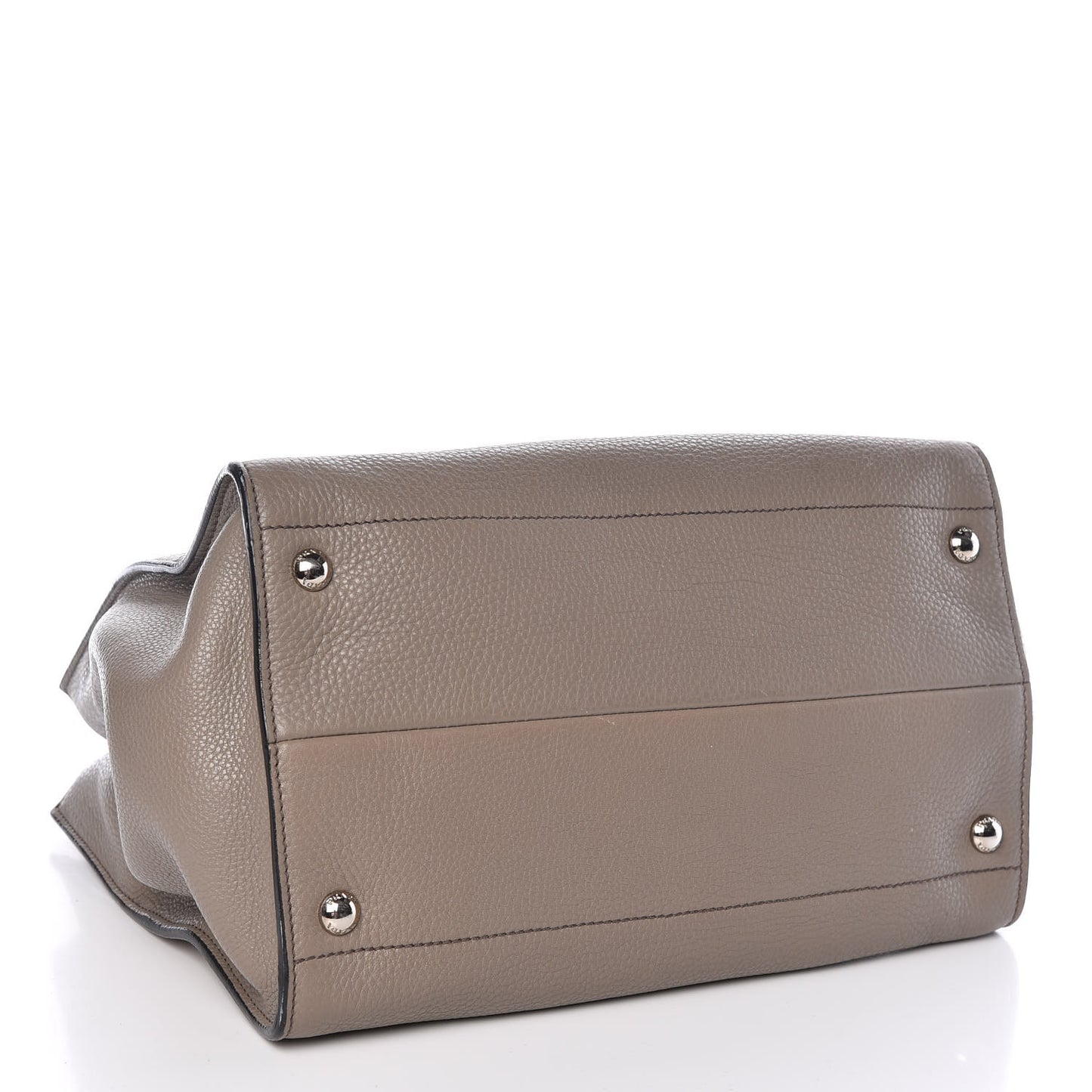 Vitello Daino Shopping Tote Argilla