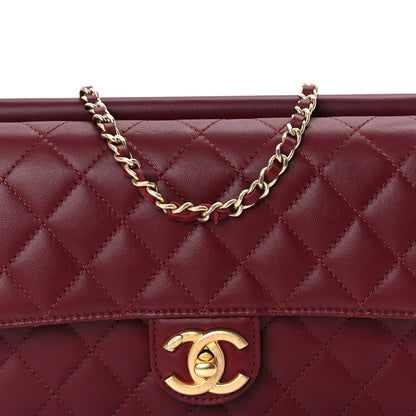 Chanel Lambskin Quilted Medium Crossing Times Flap  Red 7 of 10